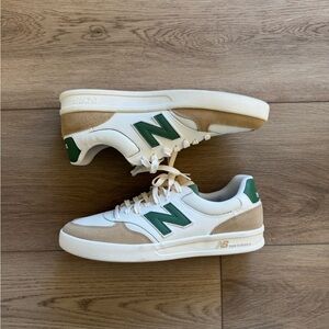 New Balance 300 court Men's White and Green Sneakers